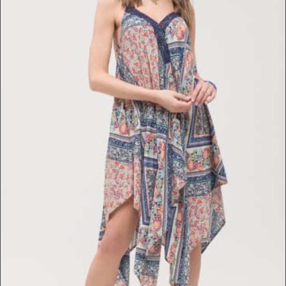 Blu pepper handkerchief dress